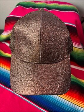 Glitter Smokey Topaz Trucker Hat